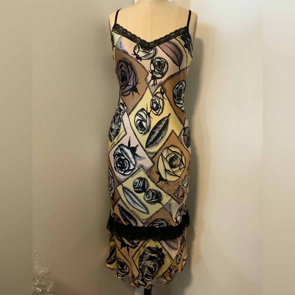 Italian silk slip dress